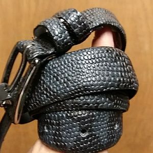 Relativity Snakeskin Look Belt